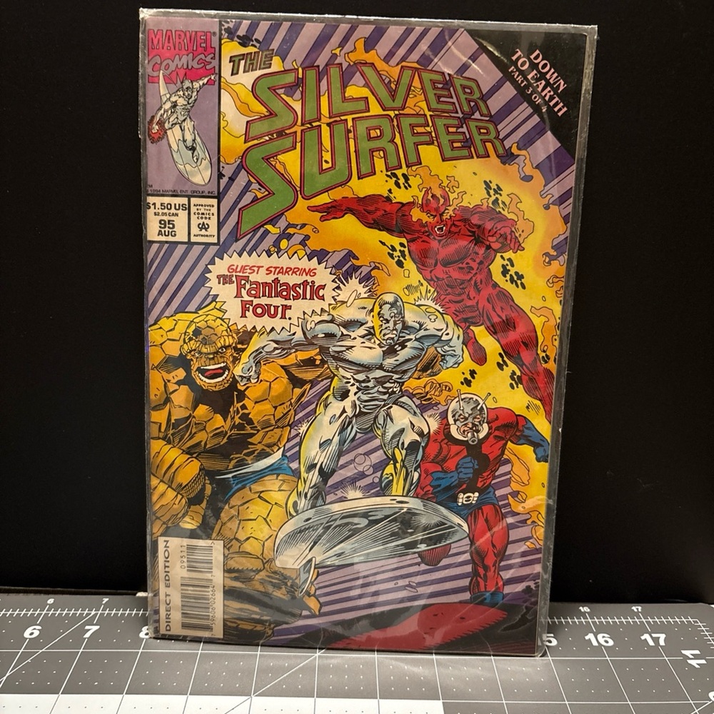 Marvel Comic The Silver Surfer and Fantastic Four #95